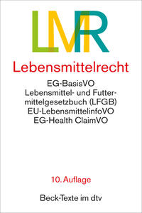 Vorderes Coverbild Lebensmittelrecht