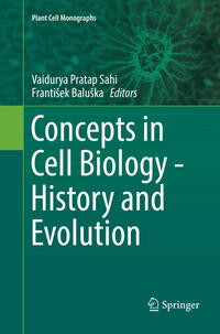 Vorderes Coverbild Concepts in Cell Biology - History and Evolution