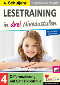 Vorderes Coverbild Lesetraining in drei Niveaustufen / Klasse 4