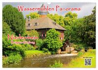 Vorderes Coverbild Wassermühlen Panorama Niederrhein Brüggen-Wegberg (Wandkalender 2025 DIN A3 quer), CALVENDO Monatskalender