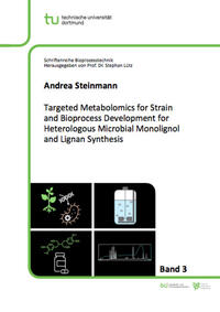 Vorderes Coverbild Targeted Metabolomics for Strain and Bioprocess Development for Heterologous Microbial Monolignol and Lignan Synthesis