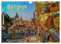 Vorderes Coverbild Bangkok - Königreich Thailand (Wandkalender 2025 DIN A4 quer), CALVENDO Monatskalender