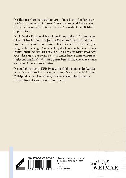 Rückseitencover Kosmos Klavier