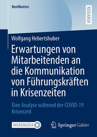 Vorderes Coverbild Erwartungen von Mitarbeitenden an die Kommunikation von Führungskräften in Krisenzeiten