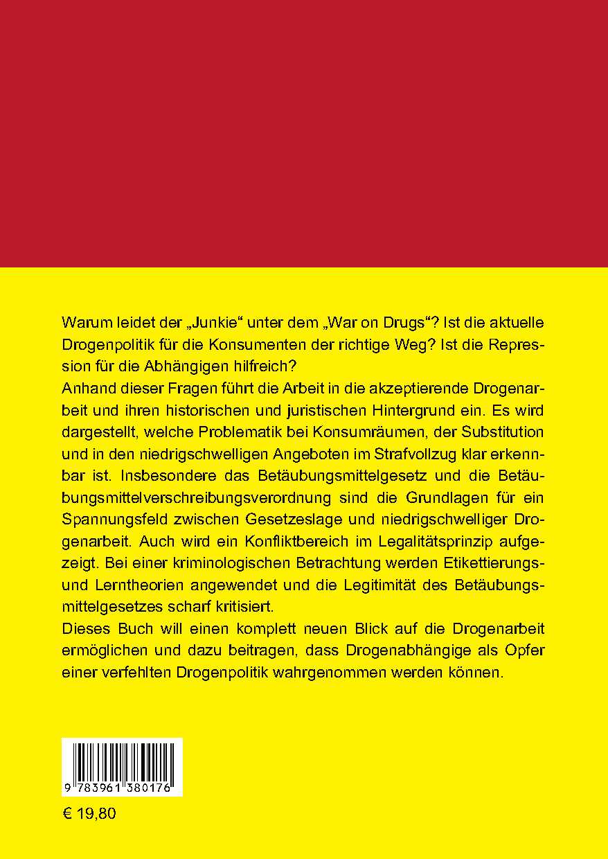 Rückseitencover Akzeptierende Drogenarbeit