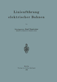 Vorderes Coverbild Linienführung elektrischer Bahnen