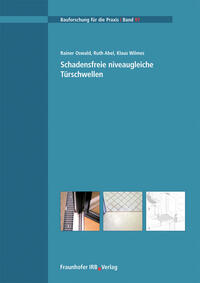Vorderes Coverbild Schadensfreie niveaugleiche Türschwellen