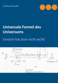 Vorderes Coverbild Universale Formel des Universums