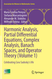 Vorderes Coverbild Harmonic Analysis, Partial Differential Equations, Complex Analysis, Banach Spaces, and Operator Theory (Volume 1)