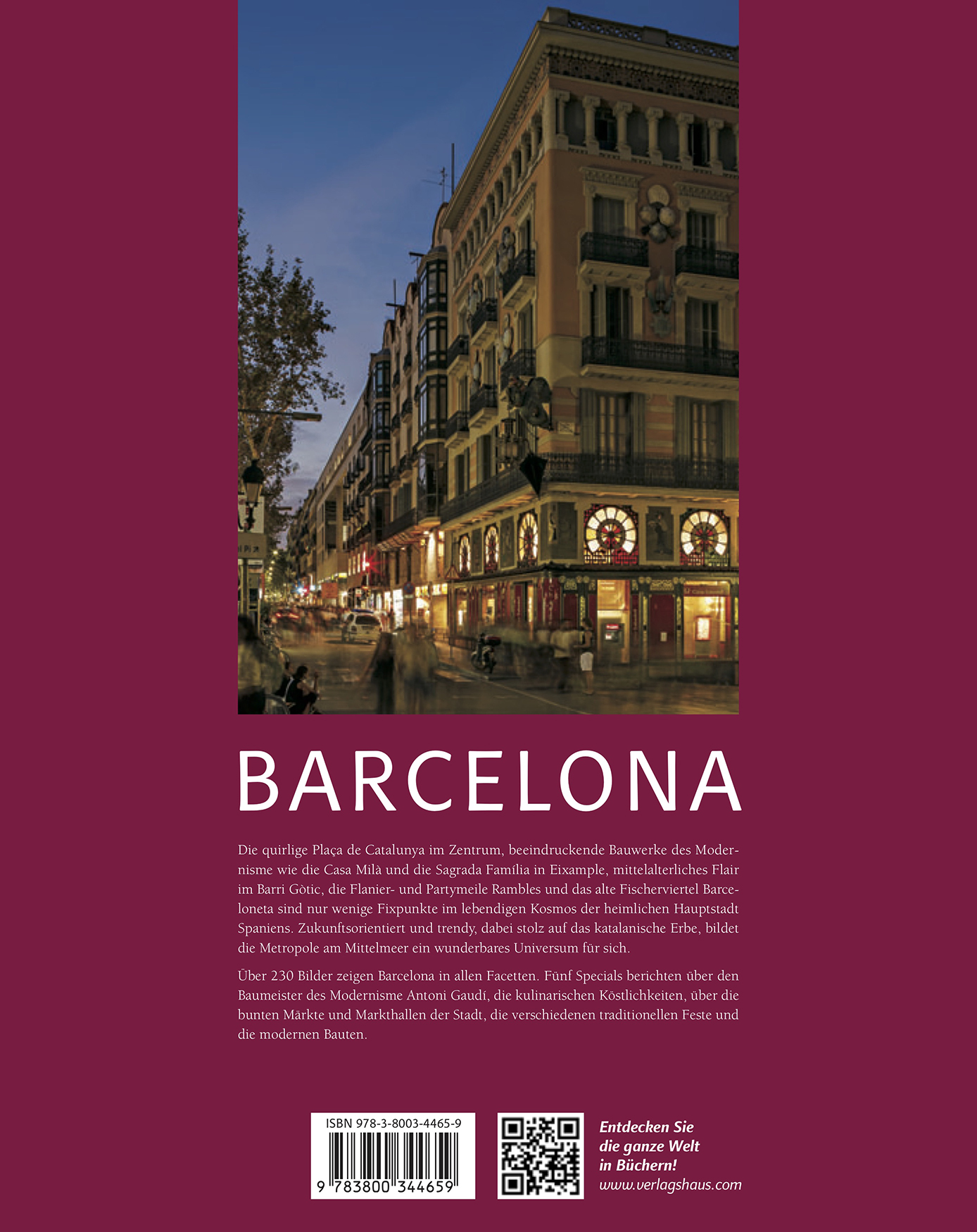 Rückseitencover Horizont Barcelona - Die Schöne am Meer