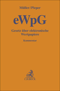 Vorderes Coverbild Gesetz über elektronische Wertpapiere (eWpG)