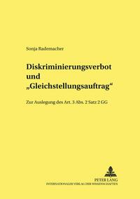 Vorderes Coverbild Diskriminierungsverbot und «Gleichstellungsauftrag»