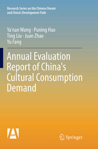 Vorderes Coverbild Annual Evaluation Report of China's Cultural Consumption Demand