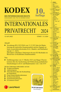 Vorderes Coverbild KODEX Internationales Privatrecht 2024 - inkl. App