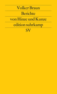 Vorderes Coverbild Berichte von Hinze und Kunze