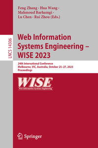 Vorderes Coverbild Web Information Systems Engineering – WISE 2023