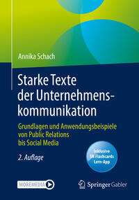 Vorderes Coverbild Starke Texte der Unternehmenskommunikation
