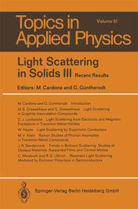 Vorderes Coverbild Light Scattering in Solids III