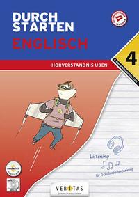 Vorderes Coverbild Durchstarten Englisch 4. Klasse Mittelschule/AHS Hörverständnis üben (mit Audio-CD)