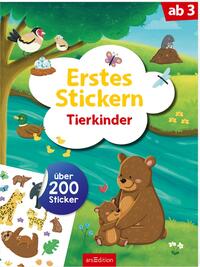 Vorderes Coverbild Erstes Stickern – Tierkinder