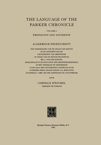 Vorderes Coverbild The Language of the Parker Chronicle