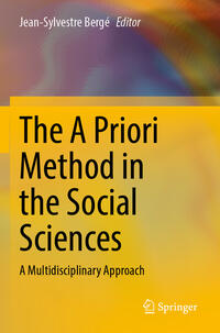 Vorderes Coverbild The A Priori Method in the Social Sciences