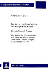 Vorderes Coverbild Deutsche und französische auswärtige Kulturpolitik