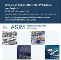 Vorderes Coverbild Simulation energieeffizienter Produktion und Logistik