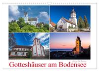 Vorderes Coverbild Gotteshäuser am Bodensee (Wandkalender 2025 DIN A3 quer), CALVENDO Monatskalender