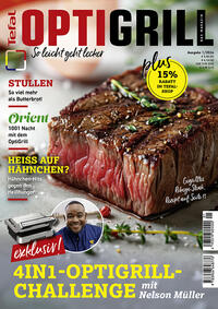 Vorderes Coverbild Tefal OptiGrill Magazin: So leicht geht lecker