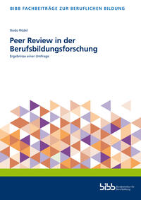 Vorderes Coverbild Peer Review in der Berufsbildungsforschung