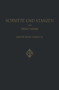 Vorderes Coverbild Schnitte und Stanzen