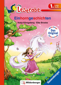 Vorderes Coverbild Leserabe mit Mildenberger Silbenmethode - Einhorngeschichten
