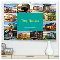 Vorderes Coverbild Tiny Houses - wohnen auf kleinstem Raum (hochwertiger Premium Wandkalender 2025 DIN A2 quer), Kunstdruck in Hochglanz