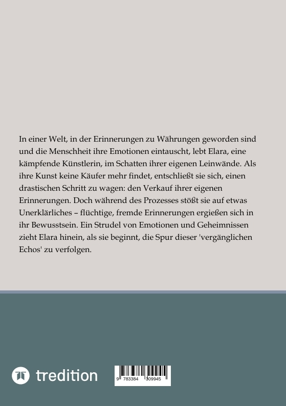 Rückseitencover Vergängliche Echos