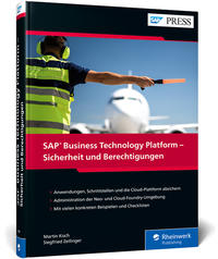 Vorderes Coverbild SAP Business Technology Platform – Sicherheit und Berechtigungen