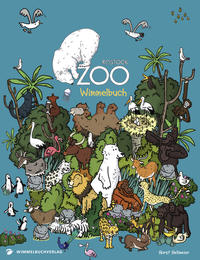 Vorderes Coverbild Zoo Rostock Wimmelbuch