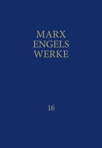 Vorderes Coverbild MEW / Marx-Engels-Werke Band 16