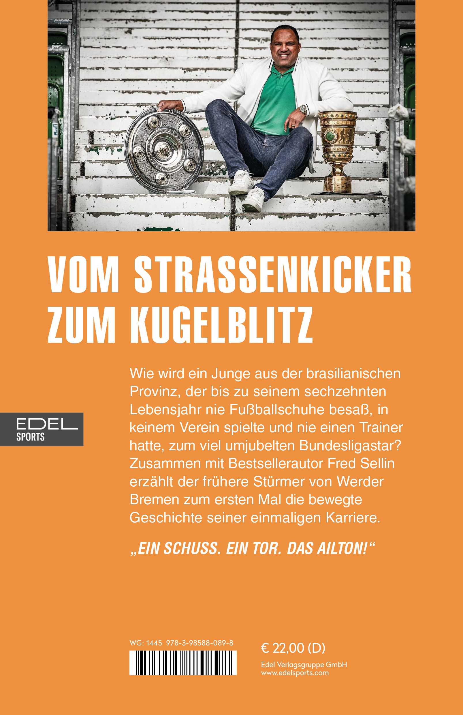 Beispielinhalt (Bild) Ailton. Mein Fußballmärchen