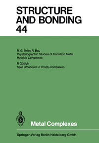 Vorderes Coverbild Metal Complexes