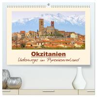 Vorderes Coverbild Okzitanien - Unterwegs im Pyrenäenvorland (hochwertiger Premium Wandkalender 2025 DIN A2 quer), Kunstdruck in Hochglanz