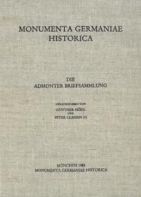 Vorderes Coverbild Die Admonter Briefsammlung