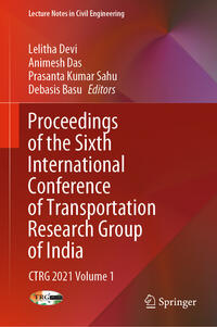 Vorderes Coverbild Proceedings of the Sixth International Conference of Transportation Research Group of India