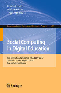 Vorderes Coverbild Social Computing in Digital Education