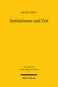 Vorderes Coverbild Institutionen und Zeit