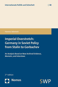 Vorderes Coverbild Imperial Overstretch: Germany in Soviet Policy from Stalin to Gorbachev