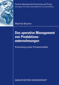 Vorderes Coverbild Das operative Management von Produktionsunternehmungen