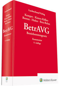 Vorderes Coverbild BetrAVG - Kommentar