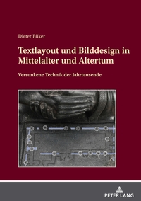 Vorderes Coverbild Textlayout und Bilddesign in Mittelalter und Altertum