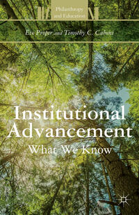 Vorderes Coverbild Institutional Advancement